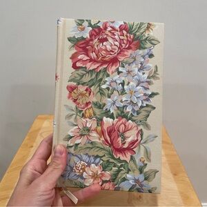 Vintage Diane von Furstenberg Floral Hardcover Journal
